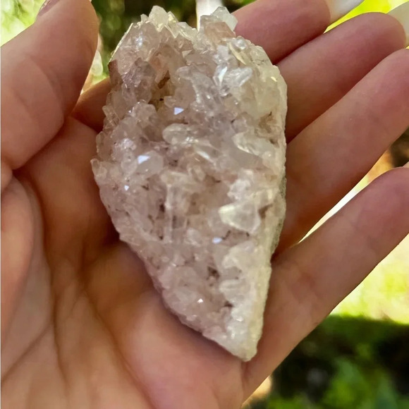 AAA Pink Lemurian & Fuchsite Columbia Cluster Point Crystal House of Gems 💎 - Picture 6 of 6